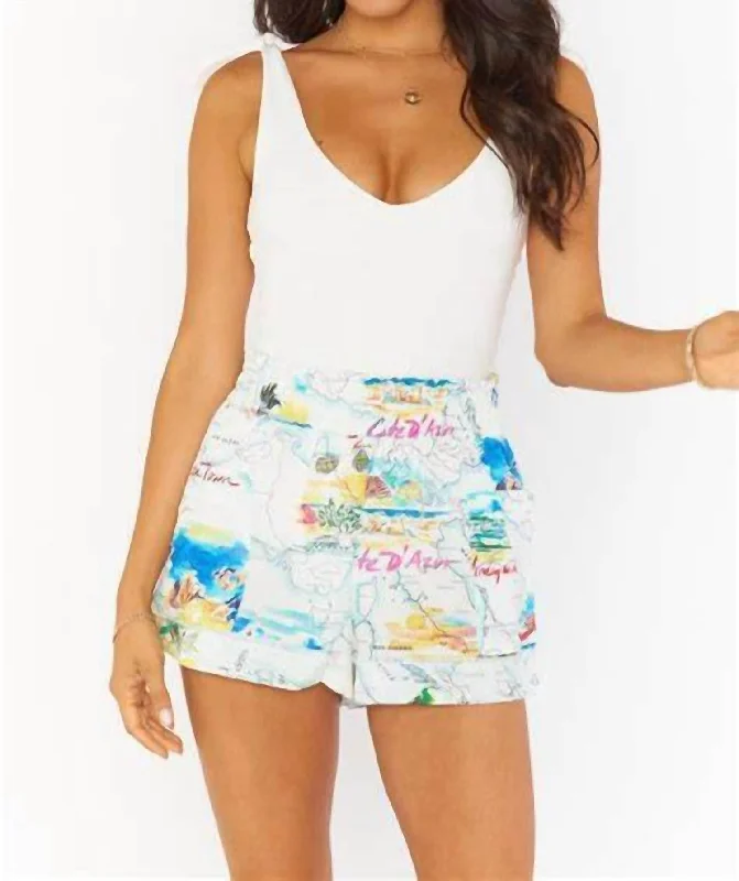 Disilvio Shorts Island Getaway In Multi