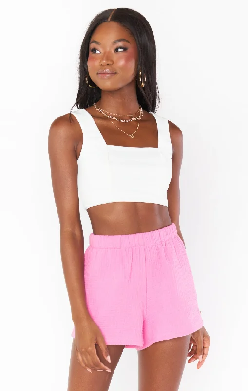 Hendrix Shorts ~ Bubblegum Gauze