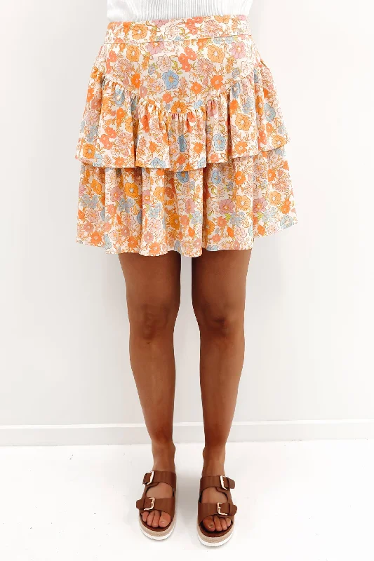 Meadow Mini Skirt Print