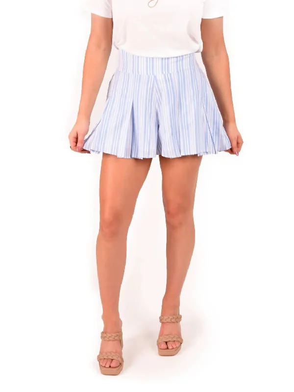 Party Short In Santorini Stripe