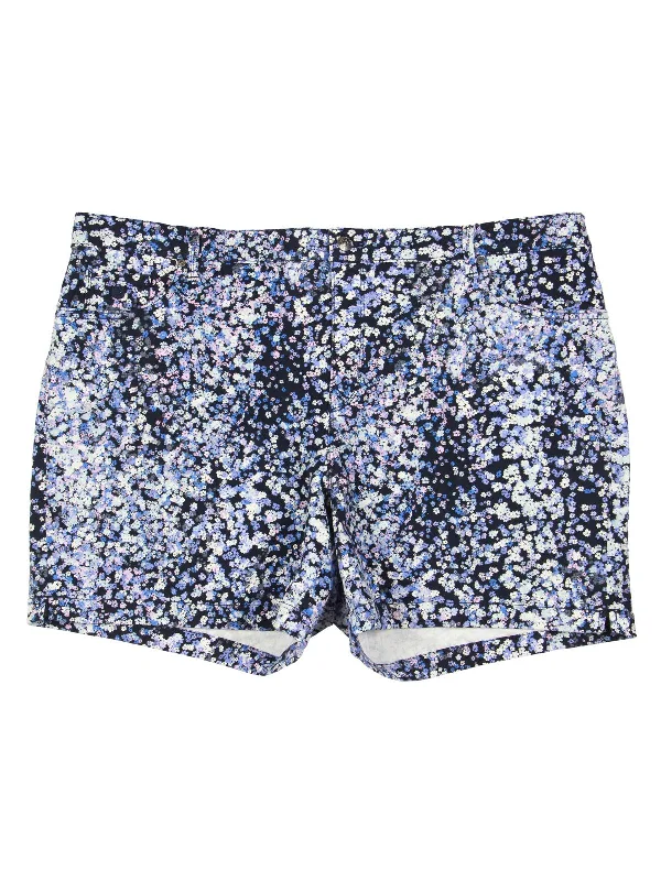 Plus Womens Classic Rise Short Denim Shorts