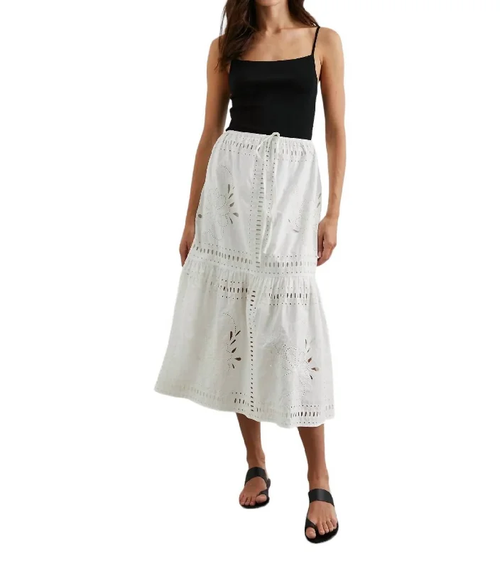 Prina Skirt In White