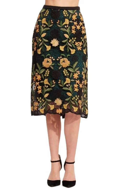 Rita Skirt In Harvest Bloom