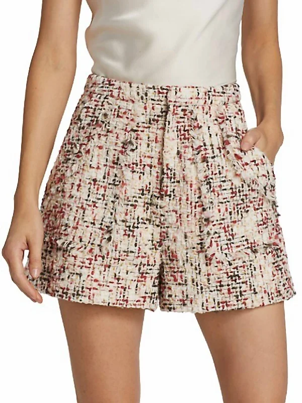 Saul Tweed Short In Alabaster Multi