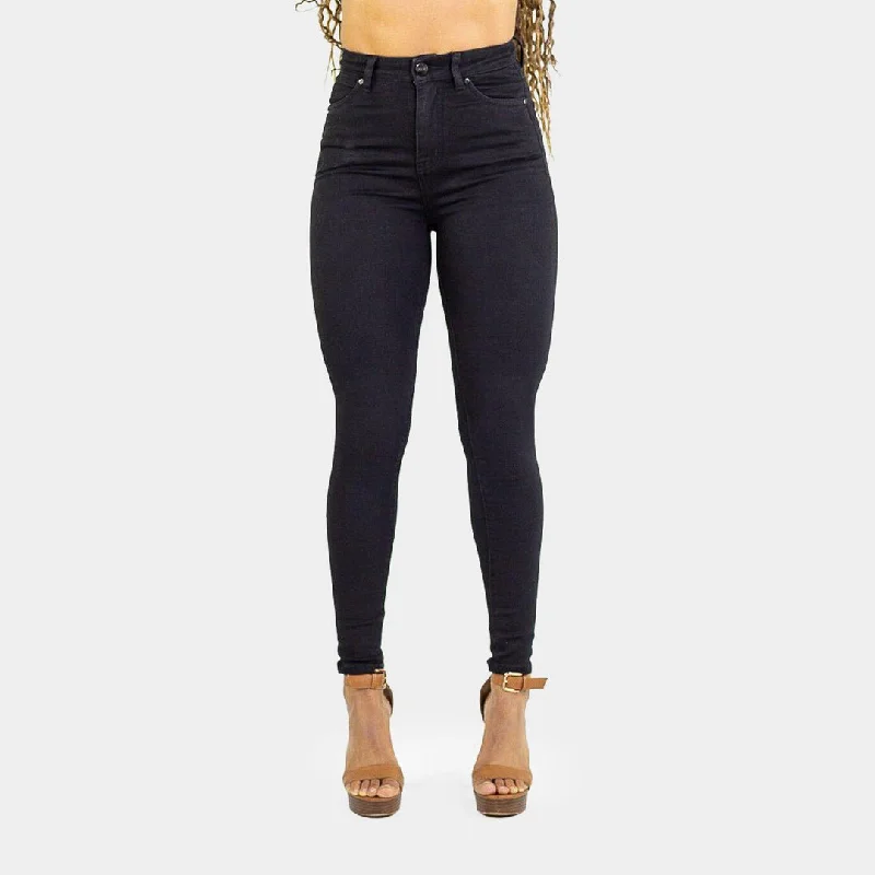 Impact High Waisted Skinny Jeans - Black