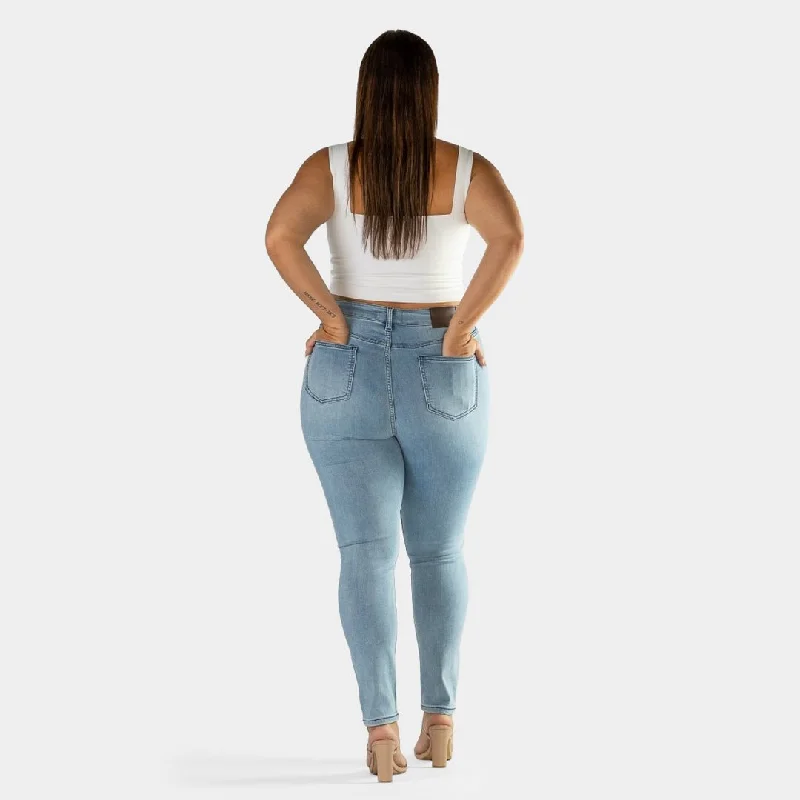 Impact High Waisted Skinny Jeans - Ice