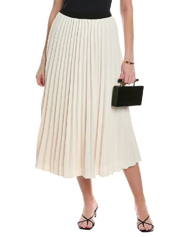 YAL New York Chiffon Pleated Skirt