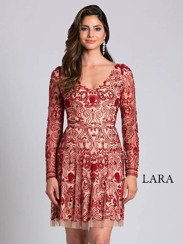 Lara Dresses Long Sleeve Cocktail Dress 33414