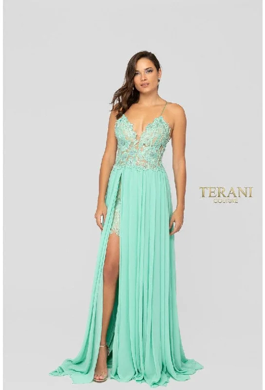 Terani Couture 1913P8324 Sexy Long Prom Dress