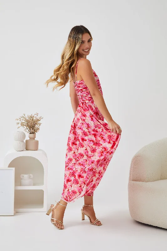 Ailene Dress - Blush Floral