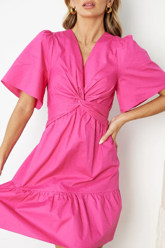 Linshay Dress - Pink