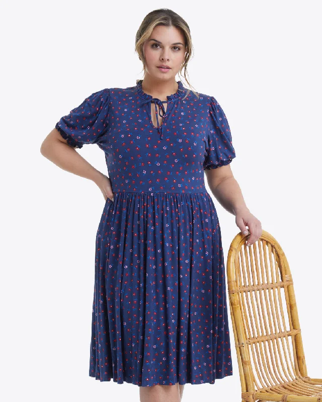 Nanci Dress in Falling Daisies