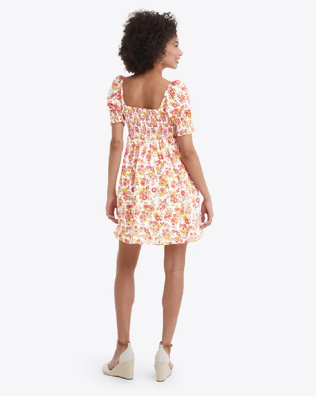 Tye Mini Dress in Field Blossom