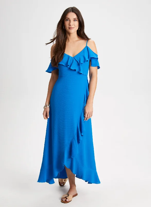 Ruffle Midi Dress