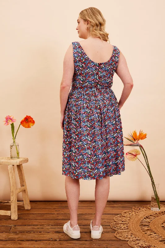 Abigail Summer Garden Floral Dress