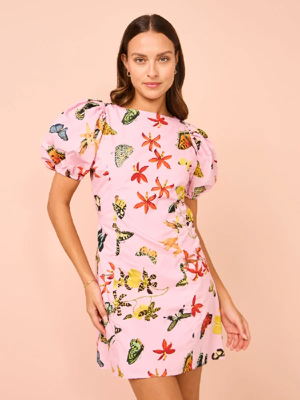 Ambra Maddalena Amelia Bubble Dress in Butterfly Garden