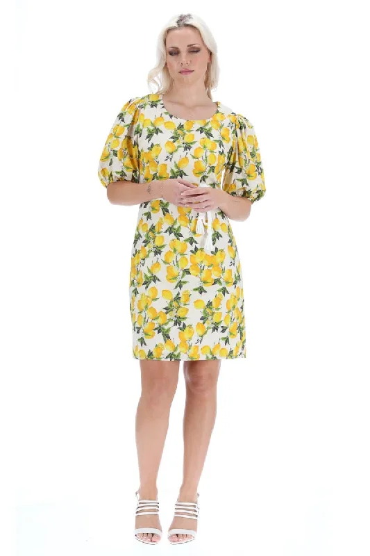 Amelie Mini Dress Lemon