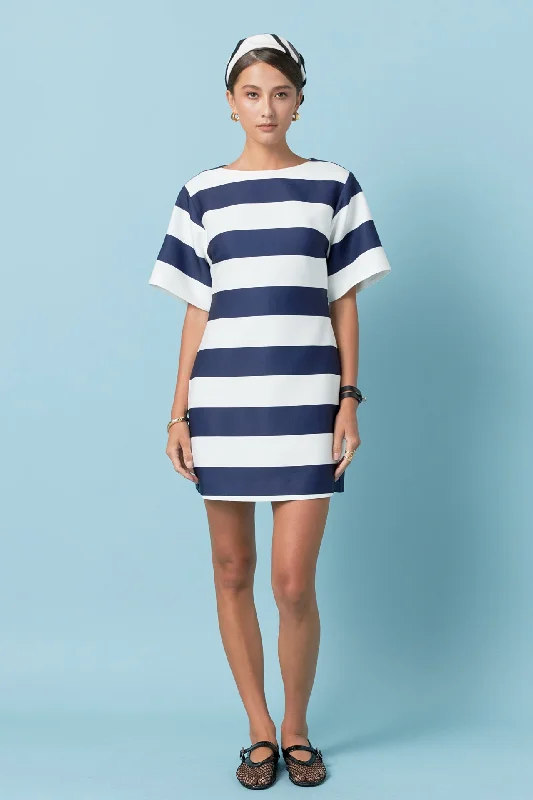 Bold Stripe Mini Dress