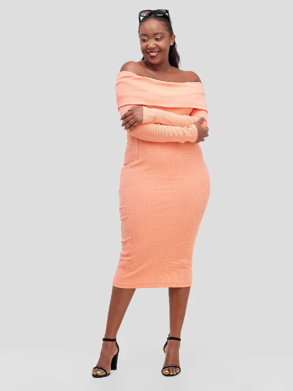 Chic Plug Off-shoulder - Peach