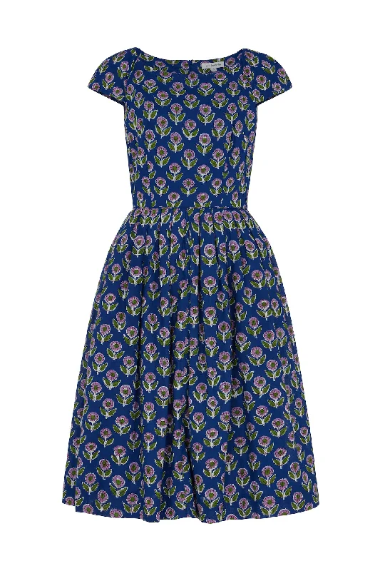 Claudia Aster Block Print Dress