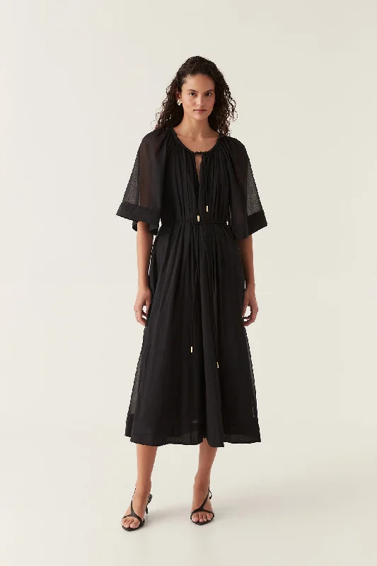 Damia Smock Midi Dress