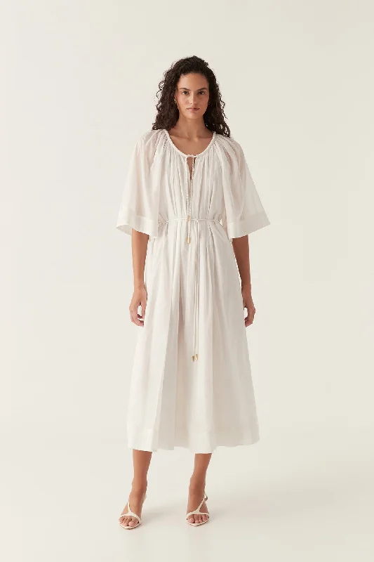 Damia Smock Midi Dress