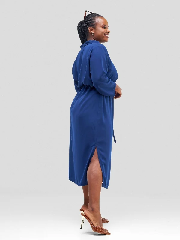 Dewuor Sati Dress - Navy Blue