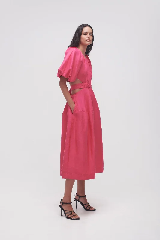 Mimosa Cutout Midi Dress