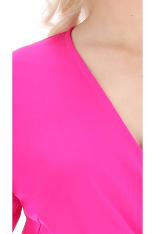 Oscar Wrap Dress Pink