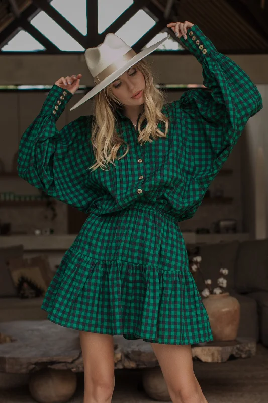 Gingham Green / S