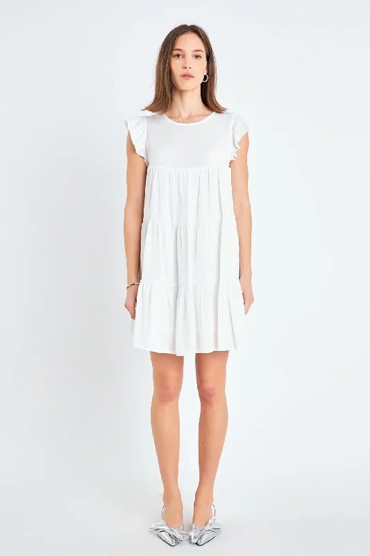 Ruffled Tiered Dress