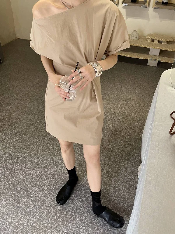 Reina Asymmetrical Shirt Dress