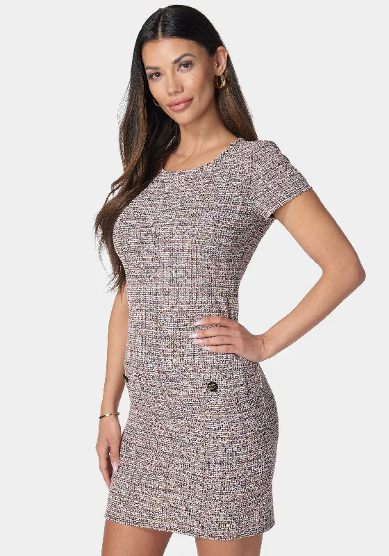 Tweed T-Shirt Dress