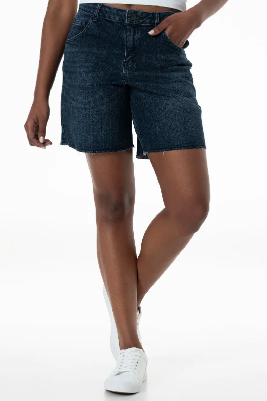 Denim Shorts _ 141693 _ Dark Wash