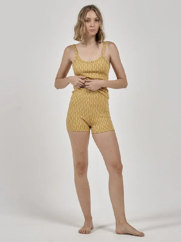 Gravitation Bike Short - Mineral Yellow