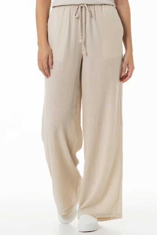 Wide Leg Pants _ 150066 _ Beige