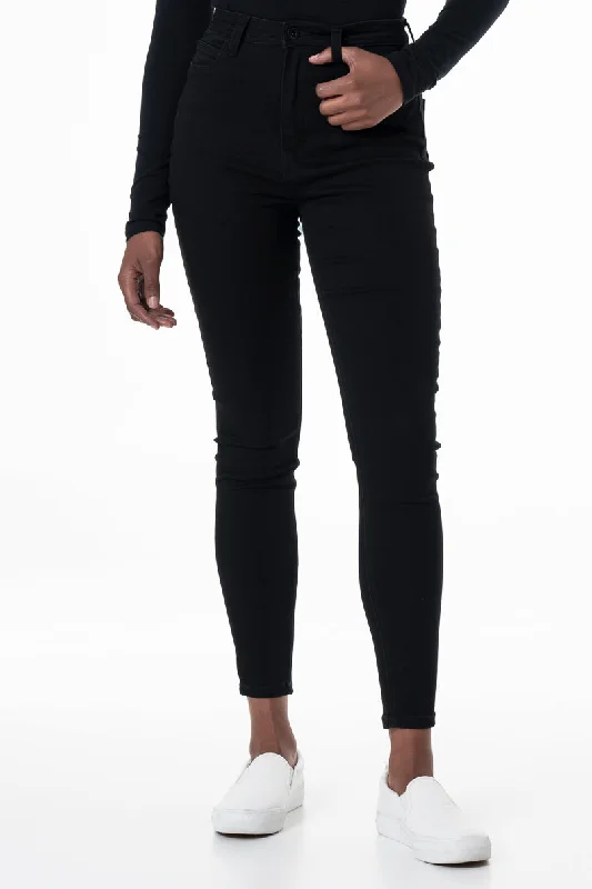 Rf09 Hi-Waisted Skinny Jeans _ 145803 _ Black