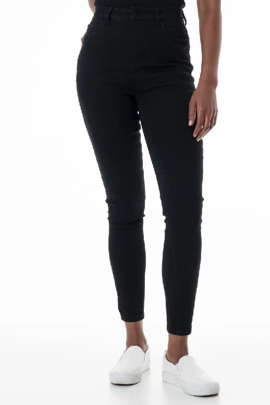 Rf09 Hi-Waisted Skinny Jeans _ 148250 _ Black