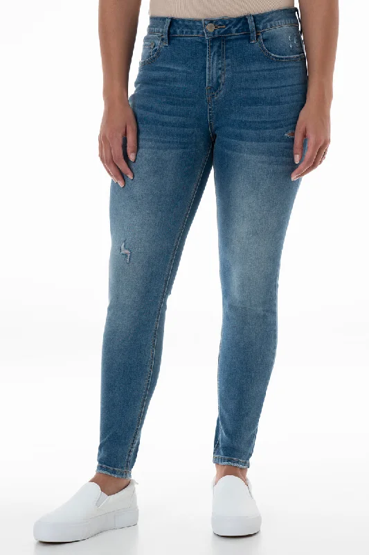 Rf12 Mid Rise Skinny Jeans _ 148280 _ Mid Wash